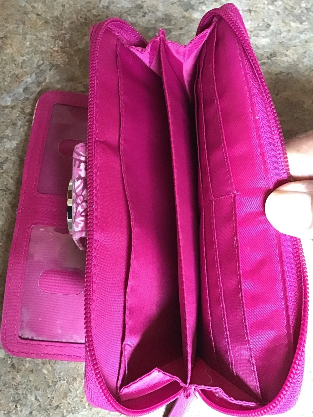 Vera Bradley pink white